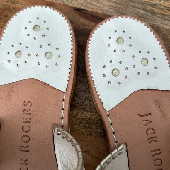 Jack Rogers “i do” sandals. Worn once. Size 10. - Picture 4 of 6